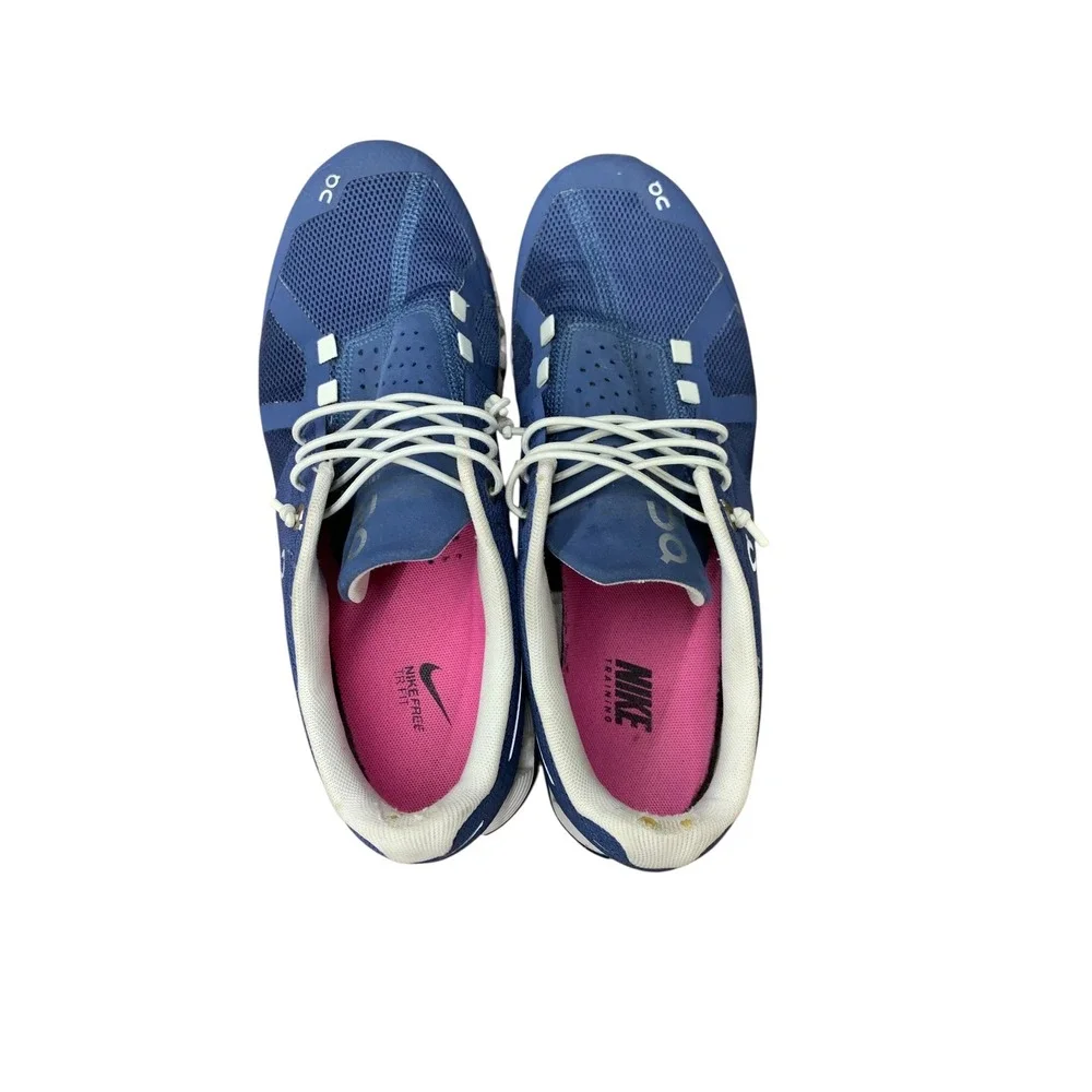 On-Running Women's Cloud Sneakers Denim/White Size 8.5‎ Running